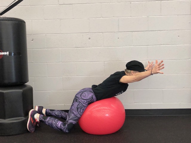 Use a Yoga Ball to Treat Your Parkinson's Stooped Posture and Tight  Shoulders – Rebel Fit Club