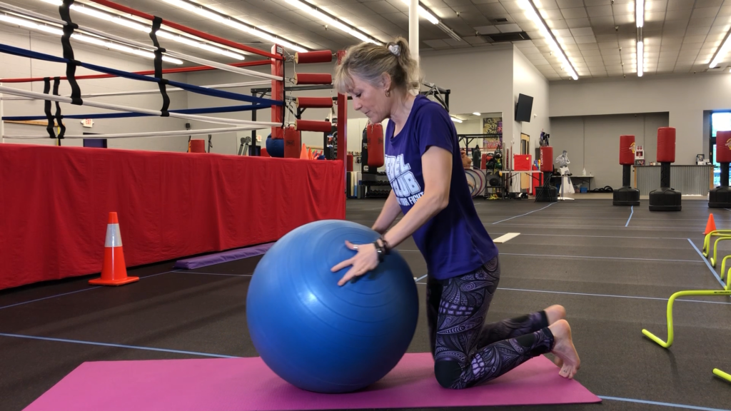Use a Yoga Ball to Treat Your Parkinson's Stooped Posture and